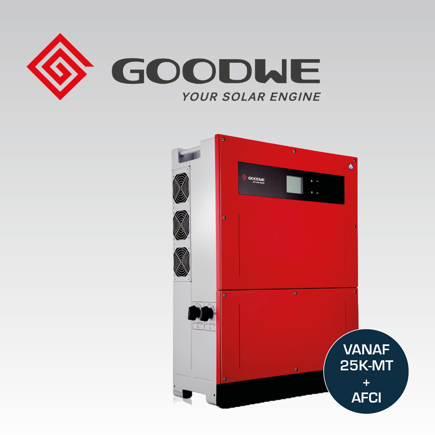 GOODWE INVERTERS WITH ARC DETECTION VDH Solar Dé PV totaalleverancier